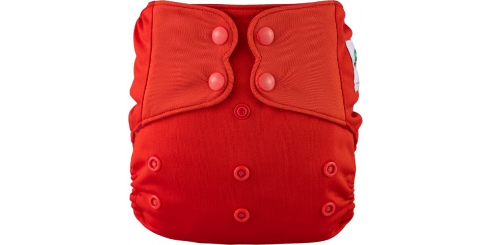 Elf diaper- Couvre-couche (TE2)- Rouge-snap